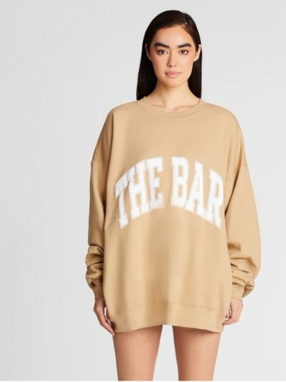 The Bar Women’s Crewneck Sweatshirt - Tan